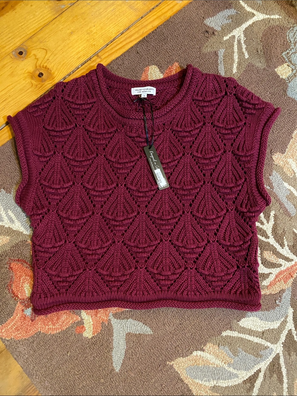 Velvet Heart Darlita Malbec Sweater